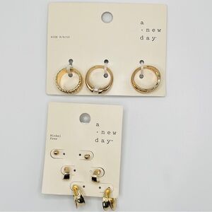 🚨3 for $15🚨 A NEW DAY - Earring and Ring Sets - Bundle